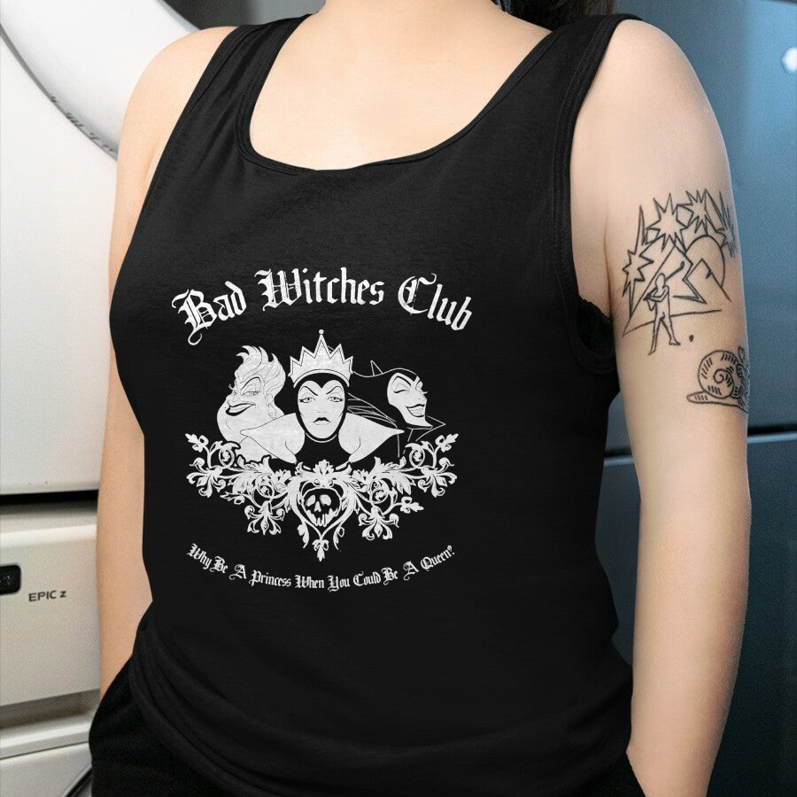 Best Wife Shirt, Wife and Husband Unisex T-Shirt/Hoodie/Sweatshirt HLT00 - Disney Villains Bad Witches Club Group Shot Vintage T-Shirt