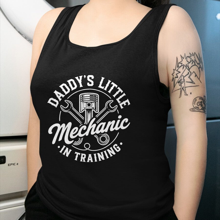Best Mechanic Life Shirt, Funny Mechanic UnisexT-Shirt/Hoodie/Sweatshirt HLT00 - Daddy's Little Mechanic in Training Funny Future Mechanic T-Shirt