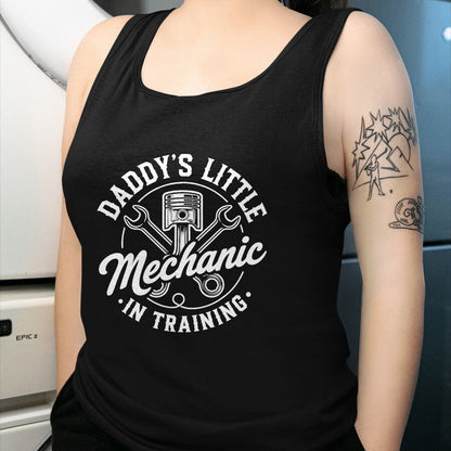 Best Mechanic Life Shirt, Funny Mechanic UnisexT-Shirt/Hoodie/Sweatshirt HLT00 - Daddy's Little Mechanic in Training Funny Future Mechanic T-Shirt