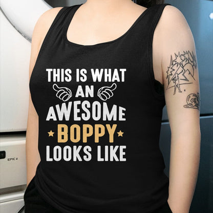 Best Wife Shirt, Wife and Husband Unisex T-Shirt/Hoodie/Sweatshirt HLT00 - This Is What An Awesome Boppy Looks Like Grandpa Dad Husband T-Shirt