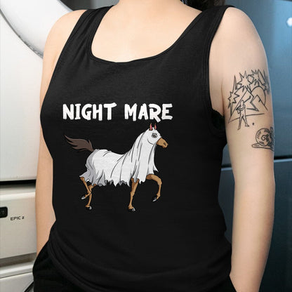 Best Horse Lover Shirt , Funny Horse UnisexT-Shirt/Hoodie/Sweatshirt HLT00 - Horse Ghost Night Mare  Equestrian Horse Lover Halloween T-Shirt