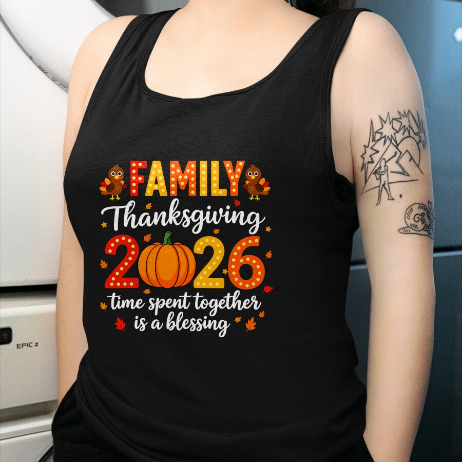 Best Thanksgiving Family Shirt , Funny Thanksgiving UnisexT-Shirt/Hoodie/Sweatshirt HLT00 - Family Thanksgiving 2026 Thanksgiving Crew Turkey Matching T-Shirt (3)