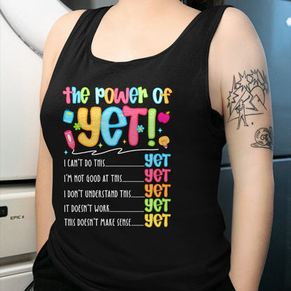 Best Teacher Shirt, Funny Teacher UnisexT-Shirt/Hoodie/Sweatshirt HLT00 - Growth Mindset Teacher Kindness Power of Yet Inspirational T-Shirt