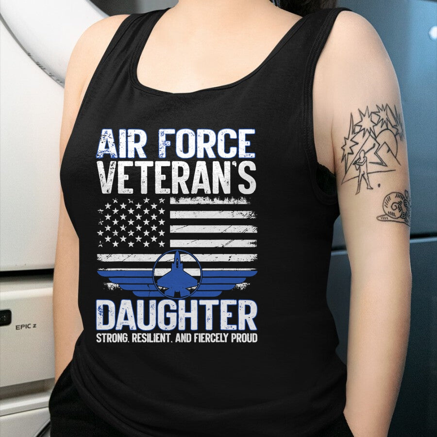 Proud Veteran Shirt, Funny Veteran UnisexT-Shirt/Hoodie/Sweatshirt HLT00 - Proud Daughter of A Air Force Veteran Daughter Veterans Day T-Shirt