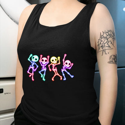 Best Thanksgiving Family Shirt , Funny Thanksgiving UnisexT-Shirt/Hoodie/Sweatshirt HLT00 - Glow in The Halloween Night Skeleton Funny Dancing Skeleton T-Shirt