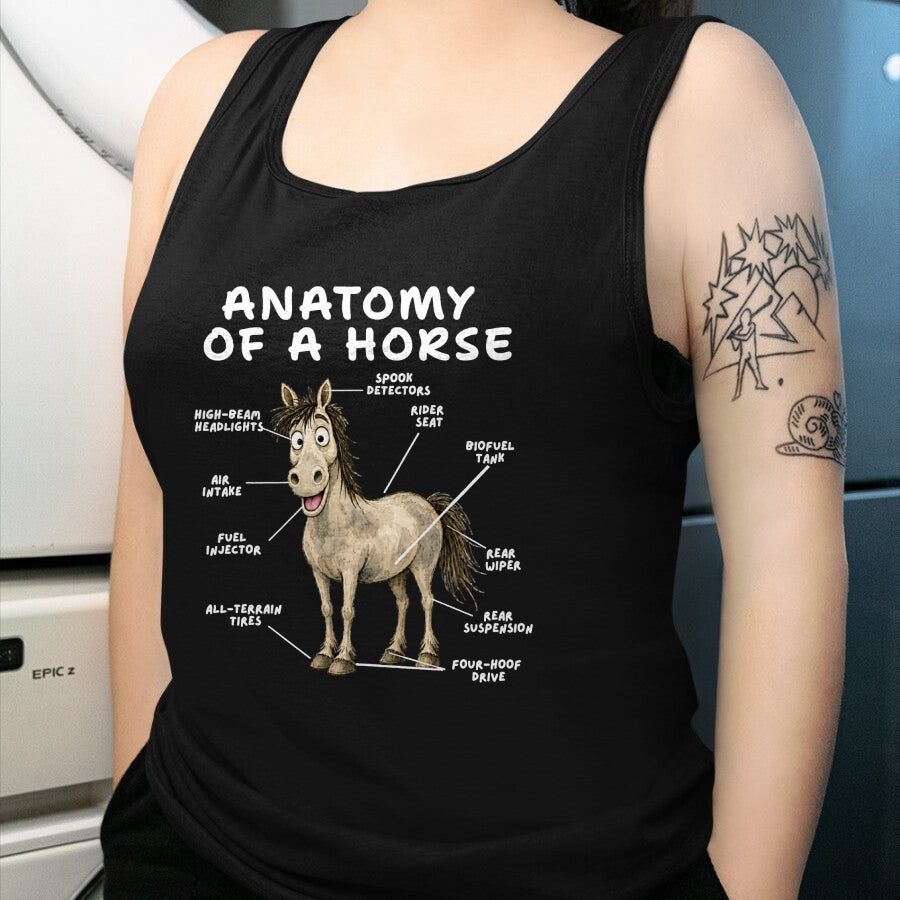 Best Horse Lover Shirt , Funny Horse UnisexT-Shirt/Hoodie/Sweatshirt HLT00 - Funny Horse Anatomy Equestrian Stable Life Humor T-Shirt