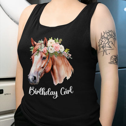 Best Horse Lover Shirt , Funny Horse UnisexT-Shirt/Hoodie/Sweatshirt HLT00 - Horse Birthday Girl Party Outfit Pony Daughter Granddaughter T-Shirt
