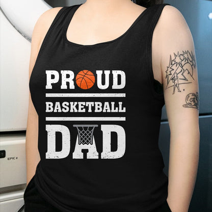 Gift for Dad Shirt, Funny Dad Unisex T-Shirt/Hoodie/Sweatshirt HLT00 – Basketball Lover Proud Basketball Dad Father_s Day Long Sleeve T-Shirt