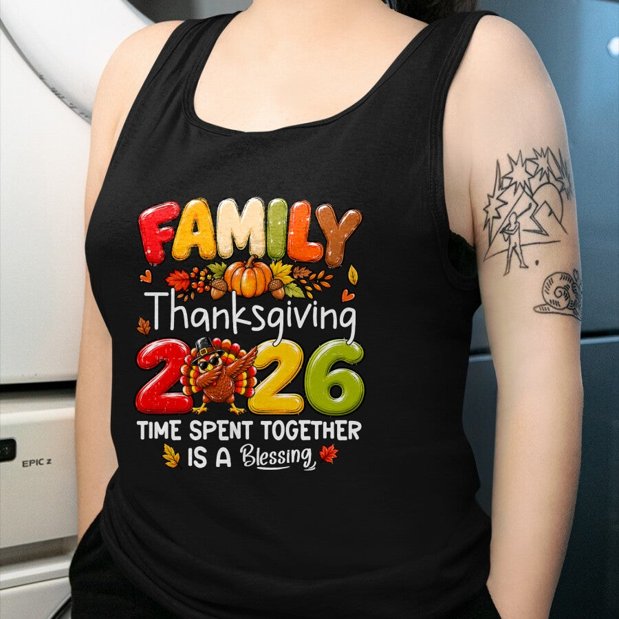 Best Thanksgiving Family Shirt , Funny Thanksgiving UnisexT-Shirt/Hoodie/Sweatshirt HLT00 - Family Thanksgiving 2026 Thanksgiving Crew Turkey Matching T-Shirt