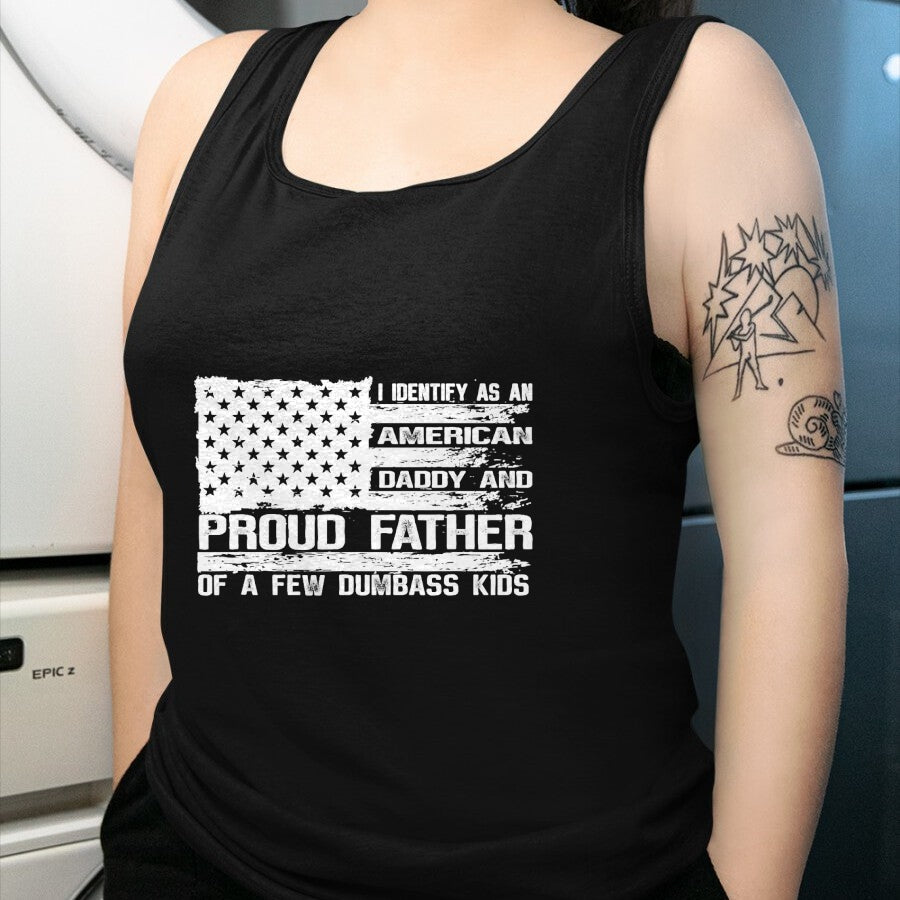 Gift for Dad Shirt, Funny Dad Unisex T-Shirt/Hoodie/Sweatshirt HLT00 – Proud Father of A Few Dumbass Kids Team Daddy Father_s Day T-Shirt