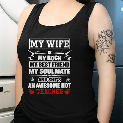 Best Wife Shirt, Wife and Husband Unisex T-Shirt/Hoodie/Sweatshirt HLT00 - Mens My Wife Is My Best Friend Awesome Hot Teacher Funny Husband T-Shirt