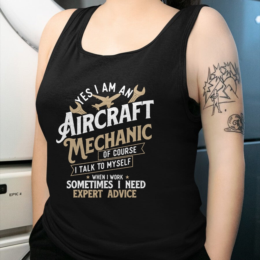 Best Mechanic Life Shirt, Funny Mechanic UnisexT-Shirt/Hoodie/Sweatshirt HLT00 - Yes I Am an Aircraft Mechanic - Airplane Aviation Technician T-Shirt