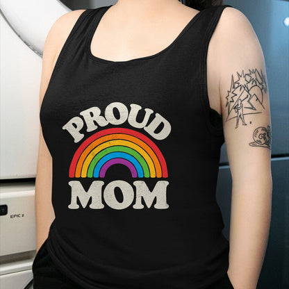 Gift for Mom Shirt, Funny Mom Unisex T-Shirt/Hoodie/Sweatshirt HLT00 - LGBTQ Proud Mom Gay Pride LGBT Ally Rainbow Mothers Day T-Shirt