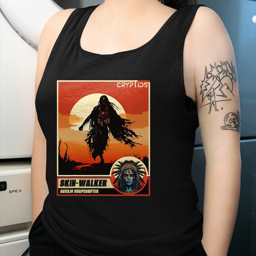 Native American T-Shirts, Vintage Native American Unisex T-Shirt/Hoodie/Sweatshirt HLT00 - Native American Folklore Cryptid Skinwalker
