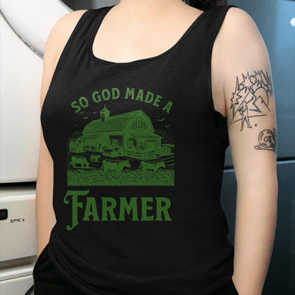 Best Farmer Life Shirt, Funny Farmer UnisexT-Shirt/Hoodie/Sweatshirt HLT00 - So God Made a Farmer Country Life T-Shirt for Fans T-Shirt