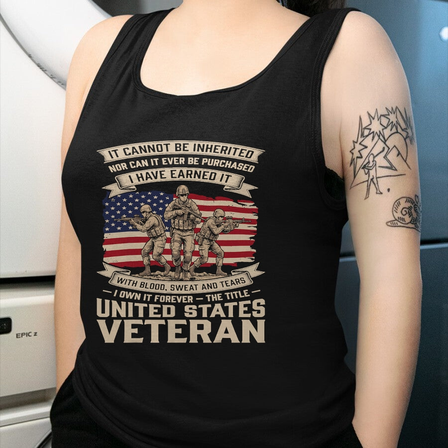 Proud Veteran Shirt, Funny Veteran UnisexT-Shirt/Hoodie/Sweatshirt HLT00 - Proud US Veteran Patriotic American Veterans Day T-Shirt