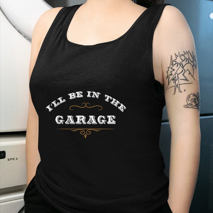 Best Mechanic Life Shirt, Funny Mechanic UnisexT-Shirt/Hoodie/Sweatshirt HLT00 - Gift of A Handyman I'll Be in The Garage T-Shirt - Men's Unisex Black Short Sleeve Classic Fit T-Shi