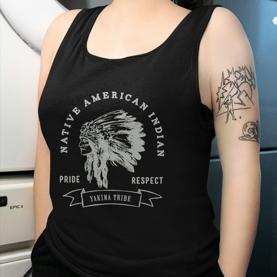 Native American T-Shirts, Vintage Native American Unisex T-Shirt/Hoodie/Sweatshirt HLT00 - Yakima Tribe Native American Indian Pride Respect