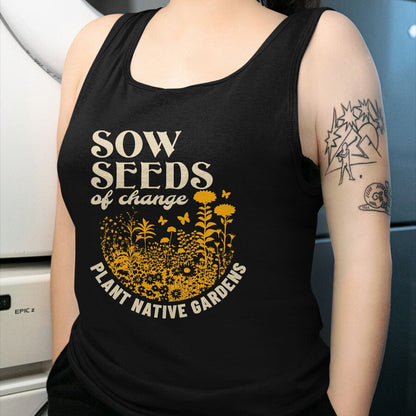 Native American T-Shirts, Vintage Native American Unisex T-Shirt/Hoodie/Sweatshirt HLT00 - Sow Seeds Of Change Plant Native Gardens