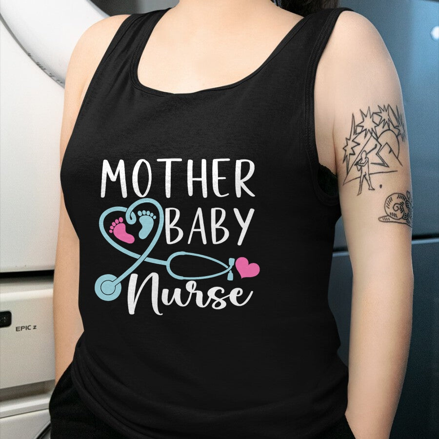 Funny Nurse Shirt, Nurse Unisex T-Shirt/Hoodie/Sweatshirt HLT00 - Postpartum Mother Baby Nurse Mom Baby Postpartum Nursing T-Shirt