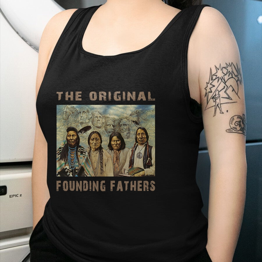 Native American T-Shirts, Vintage Native American Unisex T-Shirt/Hoodie/Sweatshirt HLT00 - Native American Original Founding Fathers