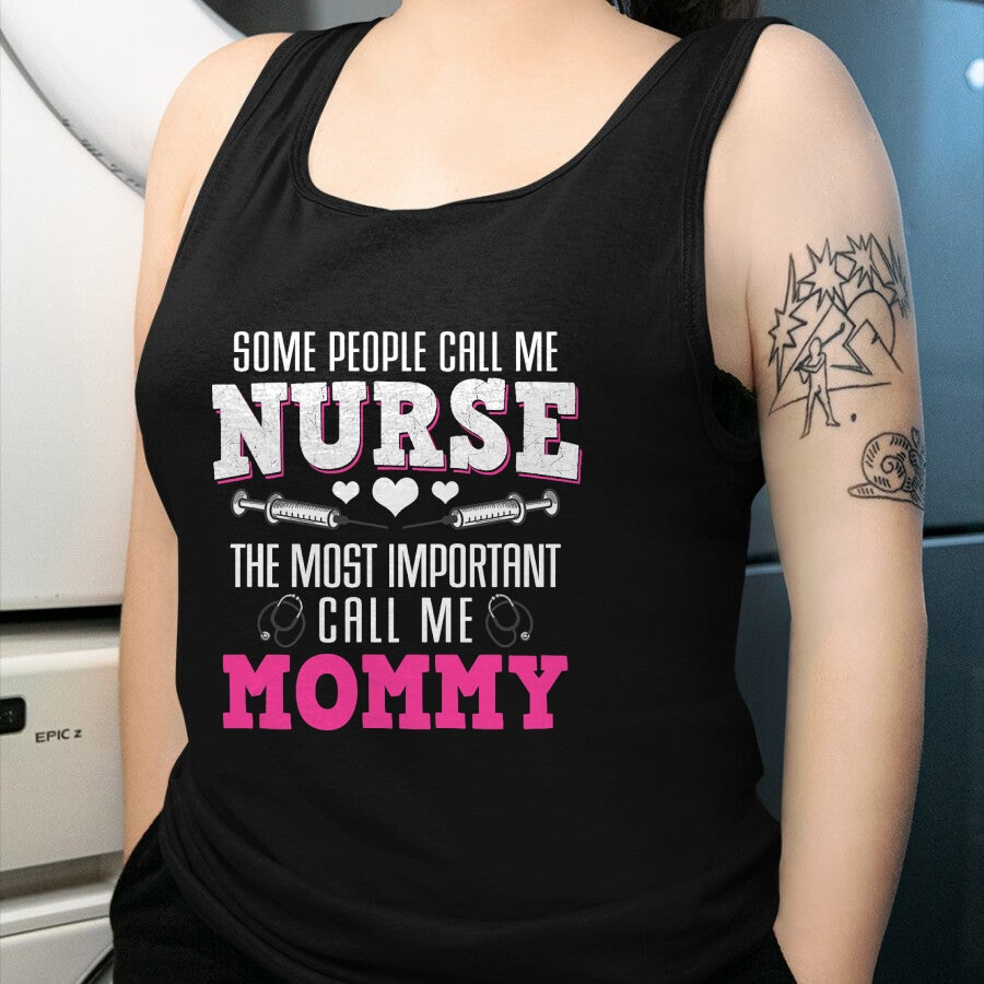 Funny Nurse Shirt, Nurse Unisex T-Shirt/Hoodie/Sweatshirt HLT00 - Proud Nurse And Loving Mommy Best Mom Hero Mother's Day Gift T-Shirt