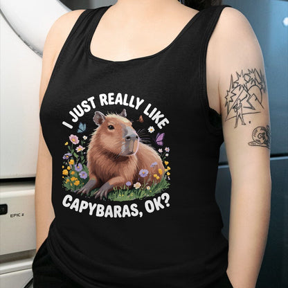 Cute Capybara Shirt, Funny Capybara Unisex T-Shirt/Hoodie/Sweatshirt HLT00 - Funny Capybara Art for Men Women Kids Capy Rodent Capybara T-Shirt