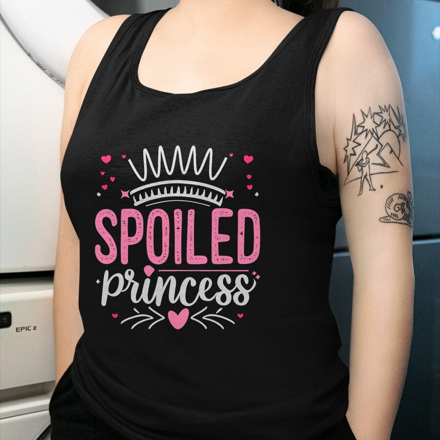 Best Wife Shirt, Wife and Husband Unisex T-Shirt/Hoodie/Sweatshirt HLT00 - Spoiled Princess Funny Women, Girl, Spoiled T-Shirt