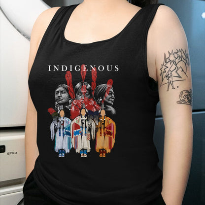 Native American T-Shirts, Vintage Native American Unisex T-Shirt/Hoodie/Sweatshirt HLT00 - Native American Indigenous Red Hand Indian Blood Themed