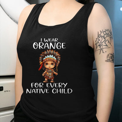 Native American T-Shirts, Vintage Native American Unisex T-Shirt/Hoodie/Sweatshirt HLT00 - Wear orange for every American native child Indian Pride (1)