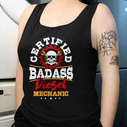 Best Mechanic Life Shirt, Funny Mechanic UnisexT-Shirt/Hoodie/Sweatshirt HLT00 - Diesel Mechanic Gifts Design On Back T-Shirt (1)