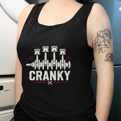 Best Mechanic Life Shirt, Funny Mechanic UnisexT-Shirt/Hoodie/Sweatshirt HLT00 - Cranky Car Mechanic Shirt Crankshaft Engine Piston T-Shirt