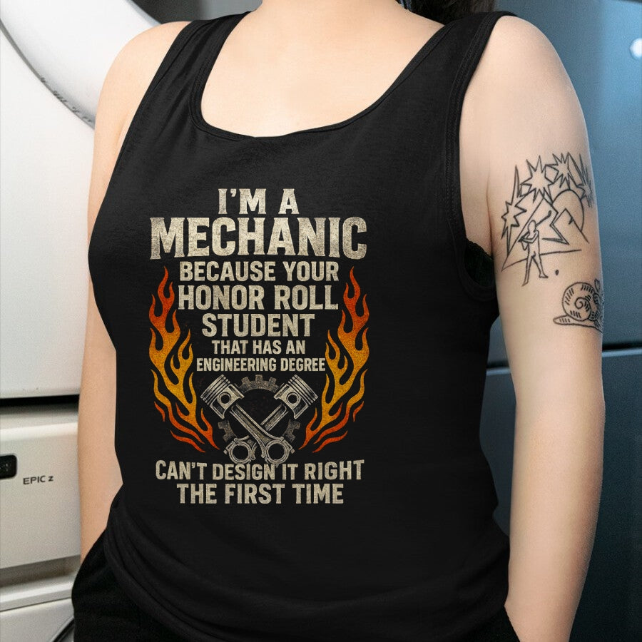 Best Mechanic Life Shirt, Funny Mechanic UnisexT-Shirt/Hoodie/Sweatshirt HLT00 - I'm A Mechanic - Funny Car Repair Garage DIY T-Shirt