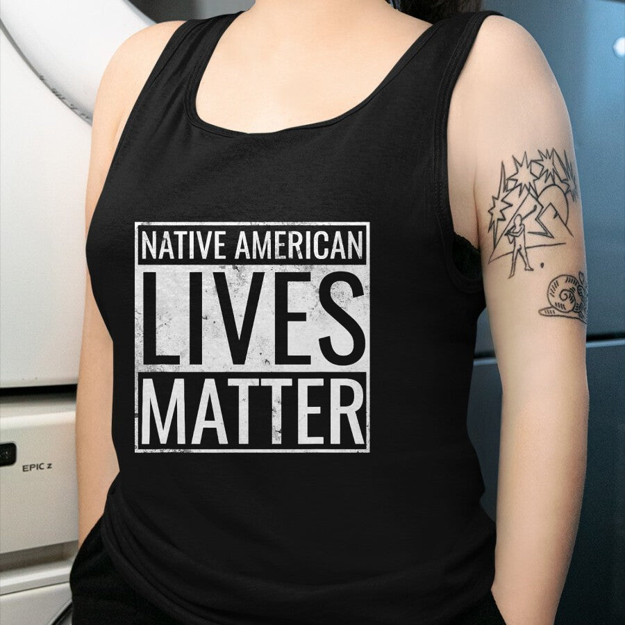Native American T-Shirts, Vintage Native American Unisex T-Shirt/Hoodie/Sweatshirt HLT00 - Native American Lives Matter Indigenous Peoples_ Day