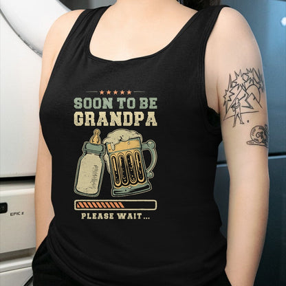 Best Grandpa Shirt, Proud Grandpa Unisex T-Shirt/Hoodie/Sweatshirt HLT00 - Soon To Be Grandpa, Baby Announcement, Expecting Grandfather T-Shirt