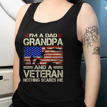 Best Grandpa Shirt, Proud Grandpa Unisex T-Shirt/Hoodie/Sweatshirt HLT00 -Fathers Day Gift Grandpa Gift Dad Grandpa And Veteran T-Shirt