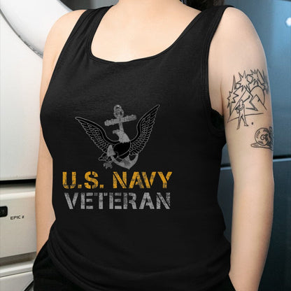 Proud Veteran Shirt, Funny Veteran UnisexT-Shirt/Hoodie/Sweatshirt HLT00 - U.S. Navy Veteran T-Shirt