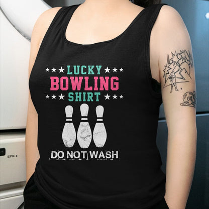 Gift for Mom Shirt, Funny Mom Unisex T-Shirt/Hoodie/Sweatshirt HLT00 - Lucky Bowling Gift T-Shirt For Women Wife Mom Or Girls