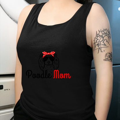 Dog Love Shirt, Dog Lover Gift T-Shirt/Hoodie/Sweatshirt HLT00 - Poodle Mom Vintage Funny Cute Dog Poodle Mom T-Shirt