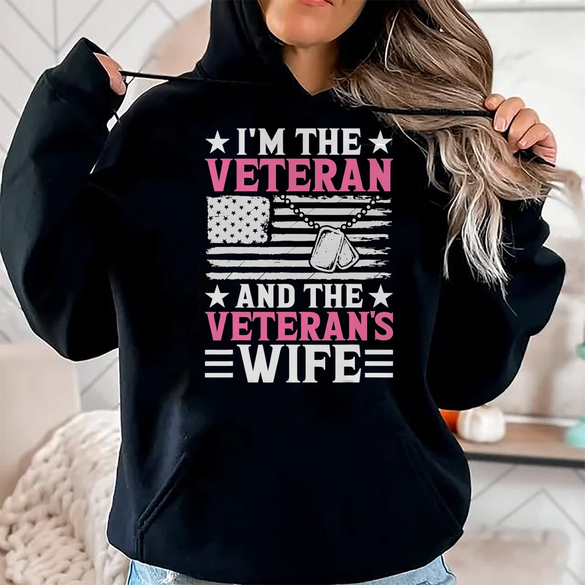 Proud Veteran Shirt, Funny Veteran UnisexT-Shirt/Hoodie/Sweatshirt HLT00 - Female Veteran and Veteran_s Wife Women Veteran Mom Grandma T-Shirt