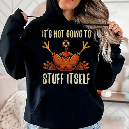 Best Thanksgiving Family Shirt , Funny Thanksgiving UnisexT-Shirt/Hoodie/Sweatshirt HLT00 - Turkey Split Not Going to Stuff Itself Thanksgiving Women T-Shirt