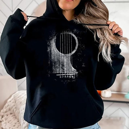 Guitar Lover Shirt, Funny Guitar UnisexT-Shirt/Hoodie/Sweatshirt HLT00 - Acoustic Guitar Player Six String Classic Rock & Roll T-Shirt, Men, Black, 3X-Large