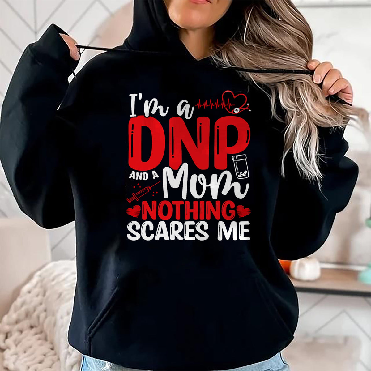 Funny Nurse Shirt, Nurse Unisex T-Shirt/Hoodie/Sweatshirt HLT00 - DNP Doctor Mothers Day DNP Nurse Graduation Mom Nursing T-Shirt