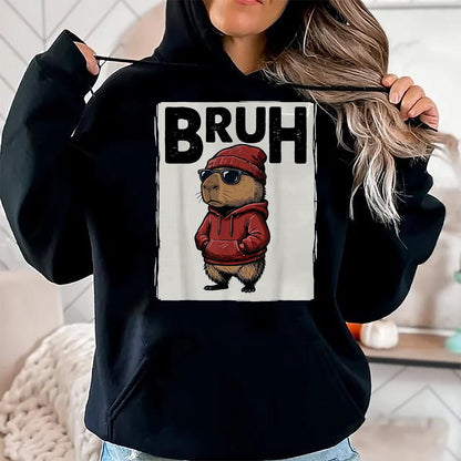 Cute Capybara Shirt, Funny Capybara Unisex T-Shirt/Hoodie/Sweatshirt HLT00 - Cool Bruh Capybara Men Women Kids Teens Funny Capybara T-Shirt, Youth, Sapphire Blue, Medium
