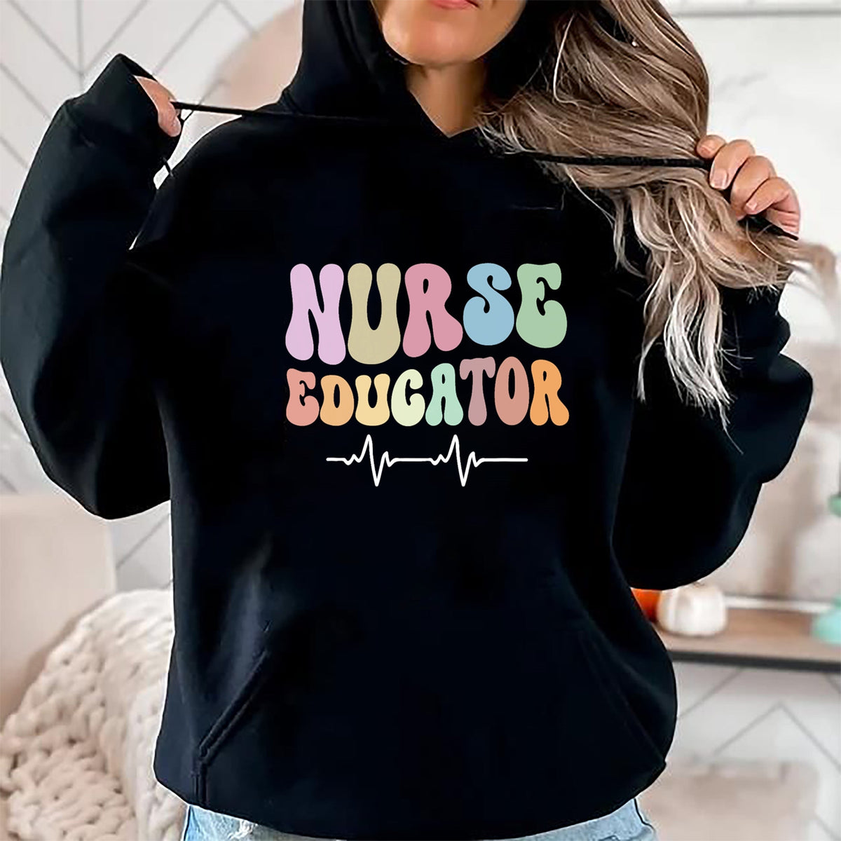 Funny Nurse Shirt, Nurse Unisex T-Shirt/Hoodie/Sweatshirt HLT00 - Groovy Certified Nurse Educator Nursing School Instructor T-Shirt