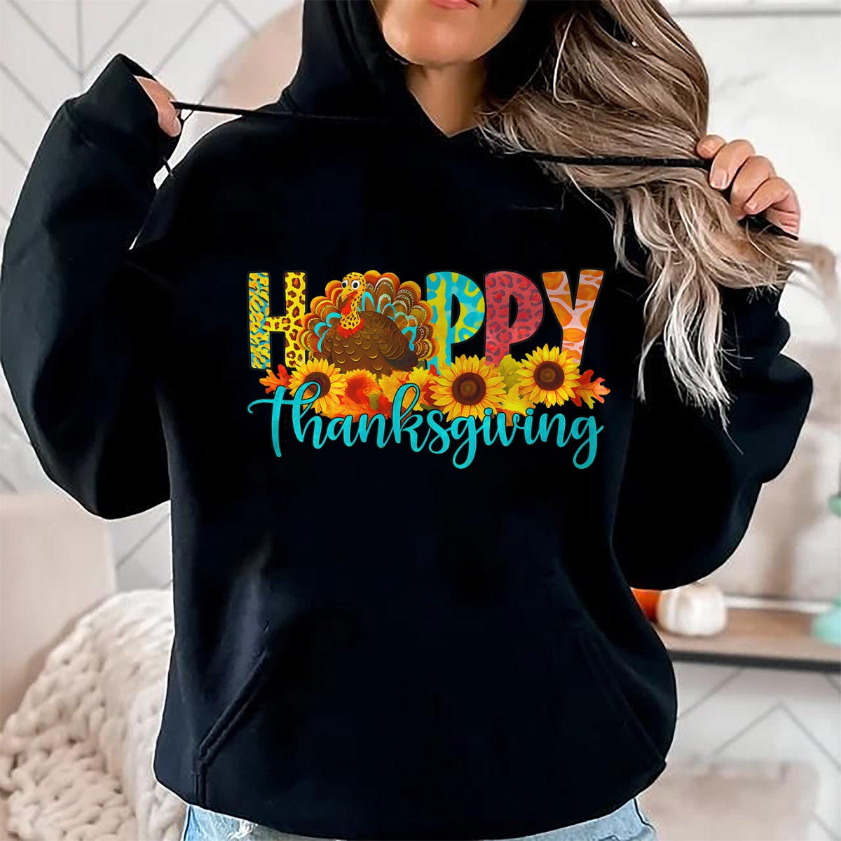 Best Thanksgiving Family Shirt , Funny Thanksgiving UnisexT-Shirt/Hoodie/Sweatshirt HLT00 - happy thanksgiving for turkey day family dinner sunflower T-Shirt