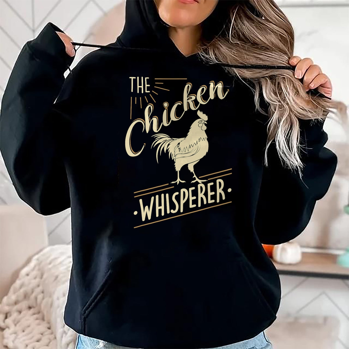 Best Farmer Life Shirt, Funny Farmer UnisexT-Shirt/Hoodie/Sweatshirt HLT00 - The Chicken Whisperer Funny Chicken Lover Farming T-Shirt T-Shirt