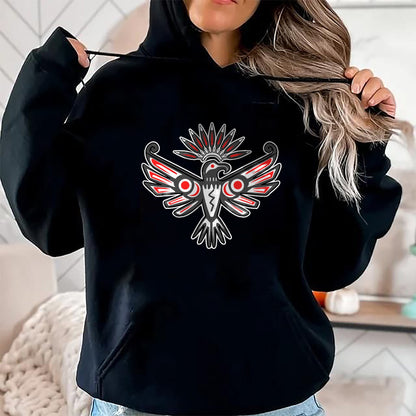 Native American T-Shirts, Vintage Native American Unisex T-Shirt/Hoodie/Sweatshirt HLT00 - Native American Thunderbird Indigenous Peoples Day