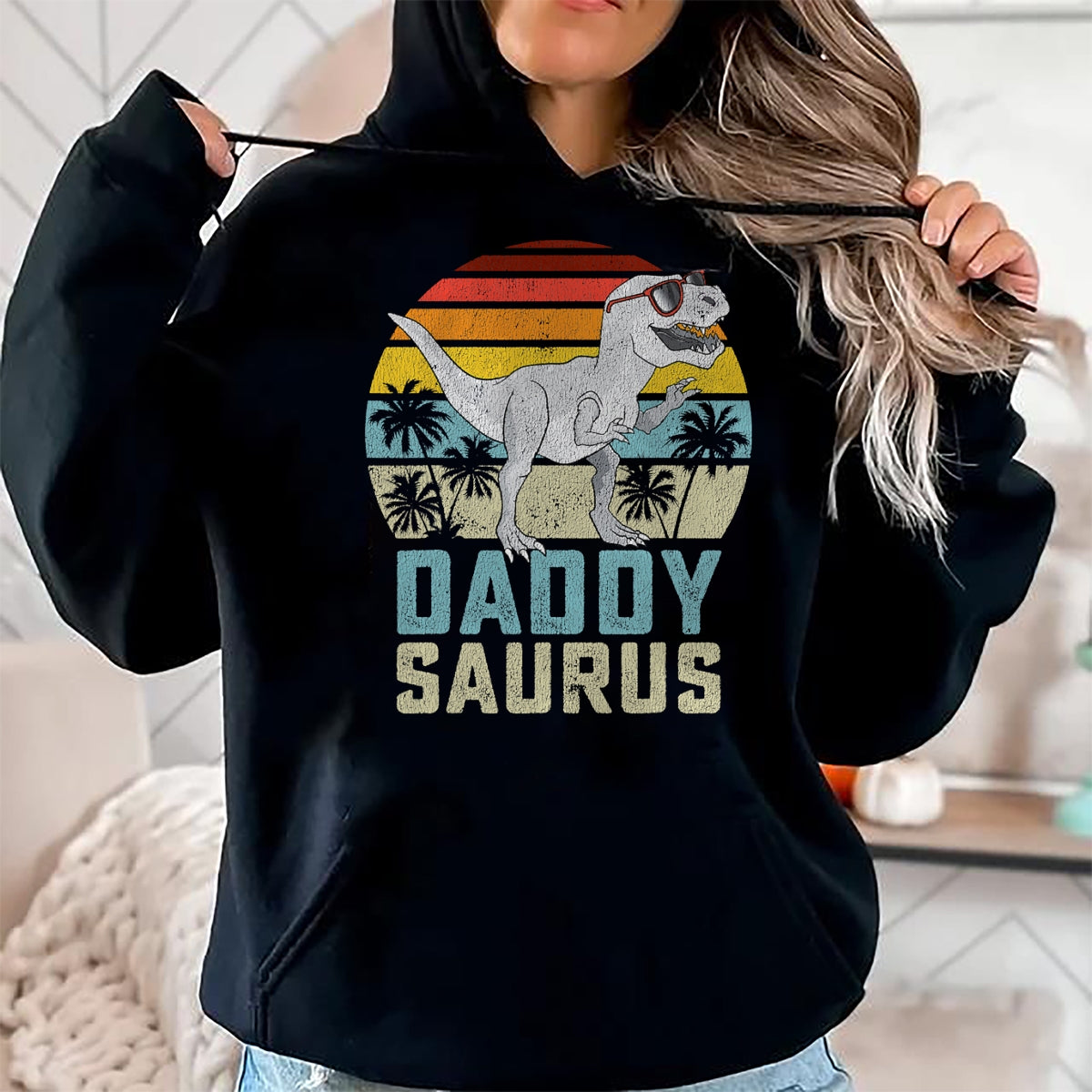 Best Dinosaur Lover Shirt, Funny Dinosaur UnisexT-Shirt/Hoodie/Sweatshirt HLT00 - Daddysaurus T Rex Dinosaur Daddy Saurus Family Matching T-Shirt (2)