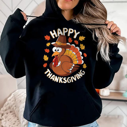 Best Thanksgiving Family Shirt , Funny Thanksgiving UnisexT-Shirt/Hoodie/Sweatshirt HLT00 - Happy Thanksgiving Funny Turkey Family Dinner Thanksgiving T-Shirt, Men, Black, 3X-Large